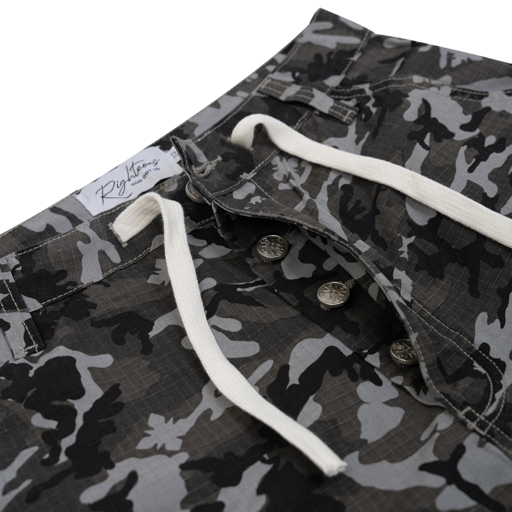 We Are Righteous Camo Pearl Cargo Shorts