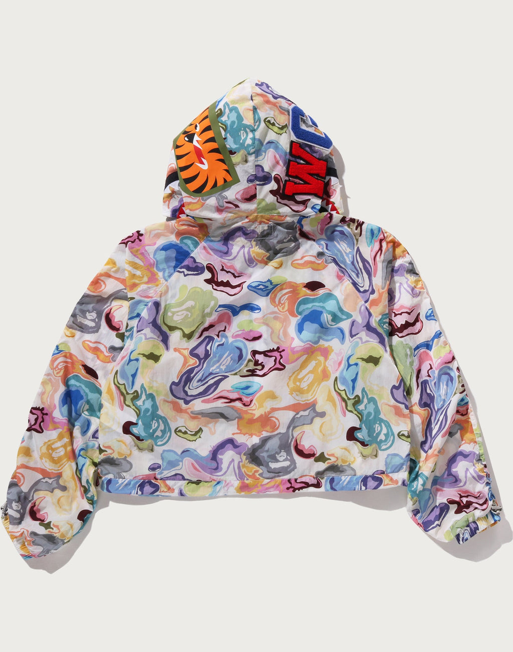 ART CAMO SHARK FULL ZIP HOODIE JACKET LADIES