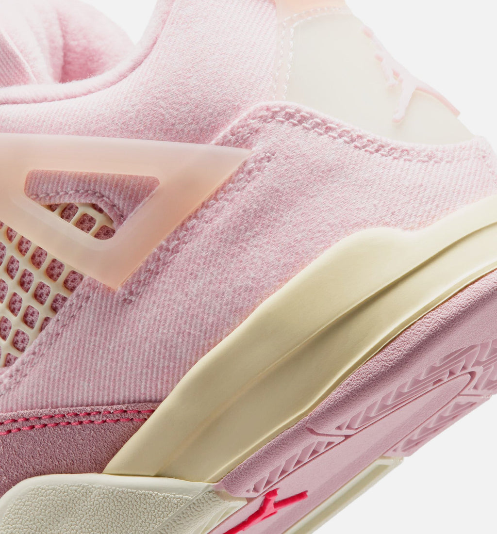 Air Jordan 4 Retro Pink Pearl Preschool Girls' Sneakers - Pearl Pink / Pink / Off-White