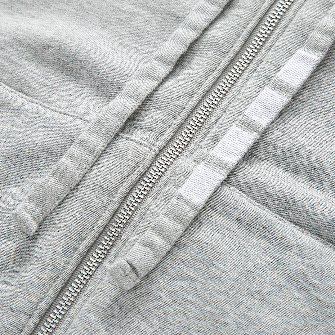 4 - Bar Embroidered Sports Hoodie - Premium Athletic Zip - Up | Thom Browne