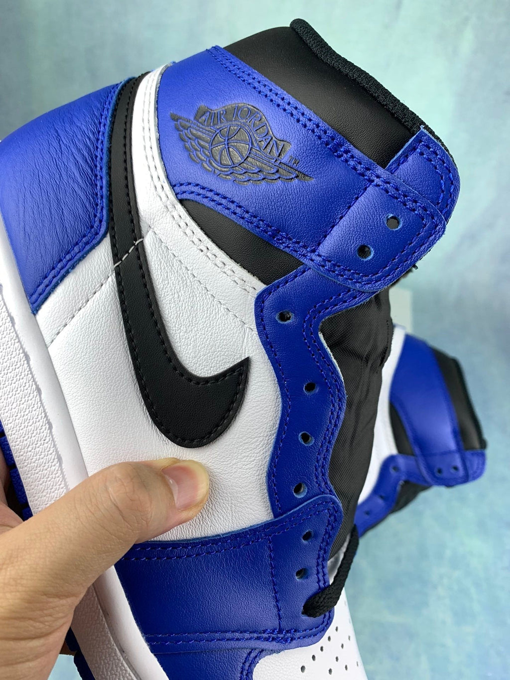 Air Jordan 1 High Game Royal Small Lightning 555088-403 Unisex Sneakers
