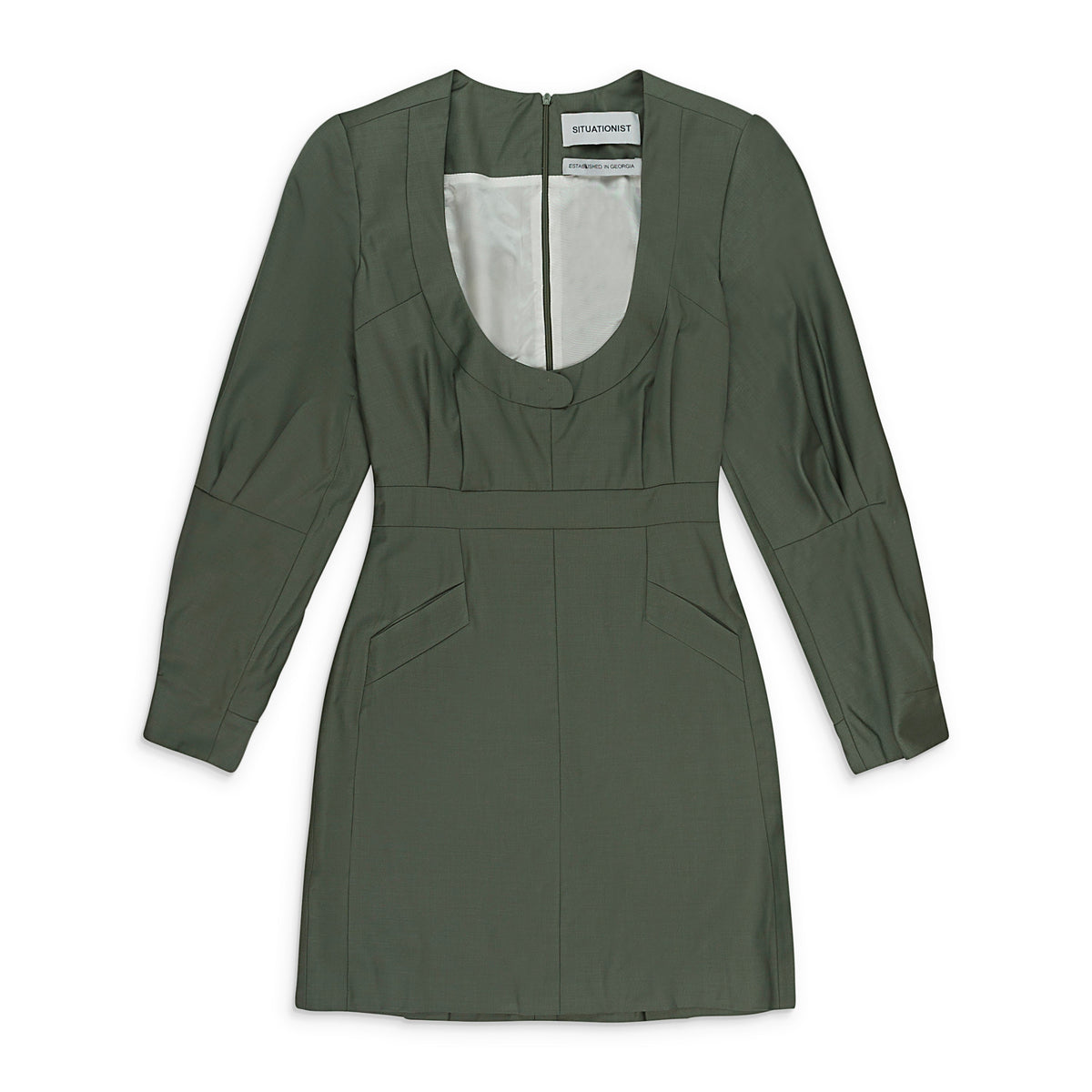 SHORT GREEN DRESS