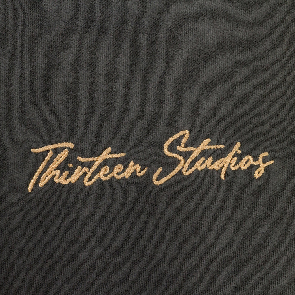 BLACK OIL WASH SWEATPANTS