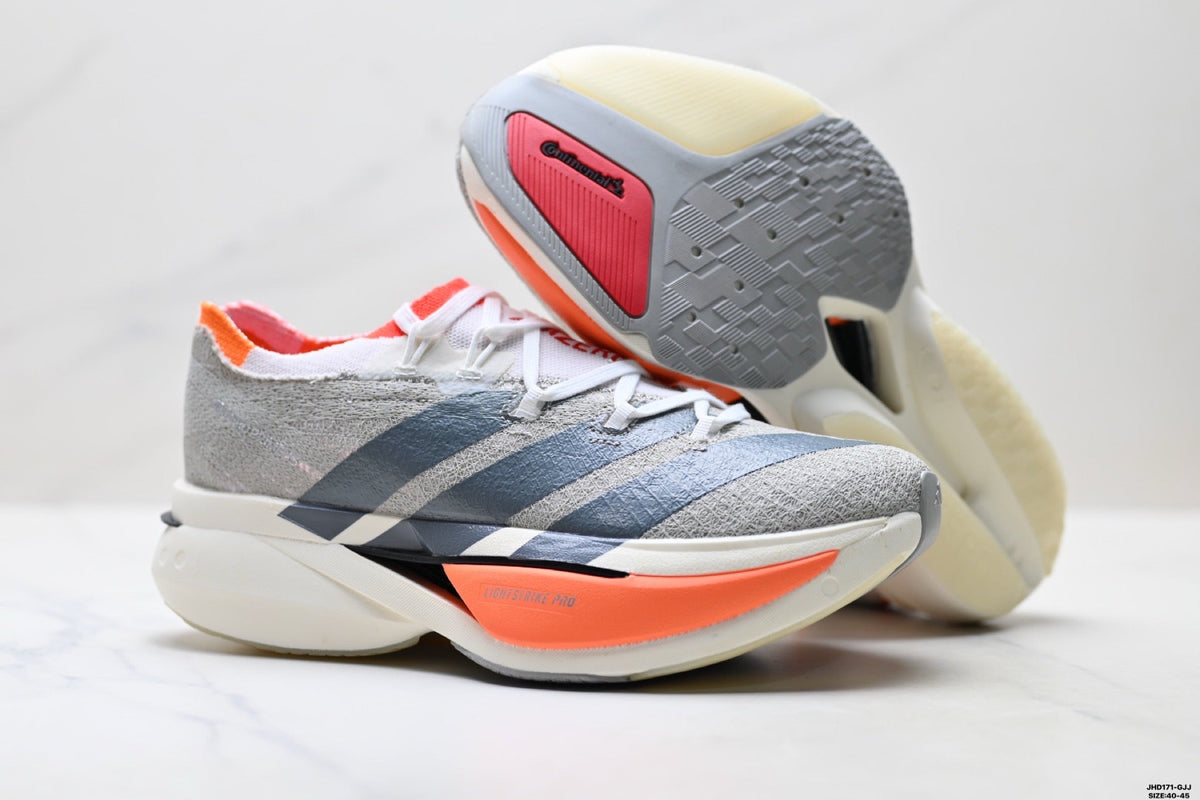 Adidas K81801850 Men's Running Shoes | 3-Color Statement Trainer - 3 Colorways incl. Grey/Coral & Red/Black