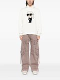 Karl Lagerfeld patch hoodie