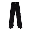 BLACK FLYAWAY STRAIGHT-FIT JEANS