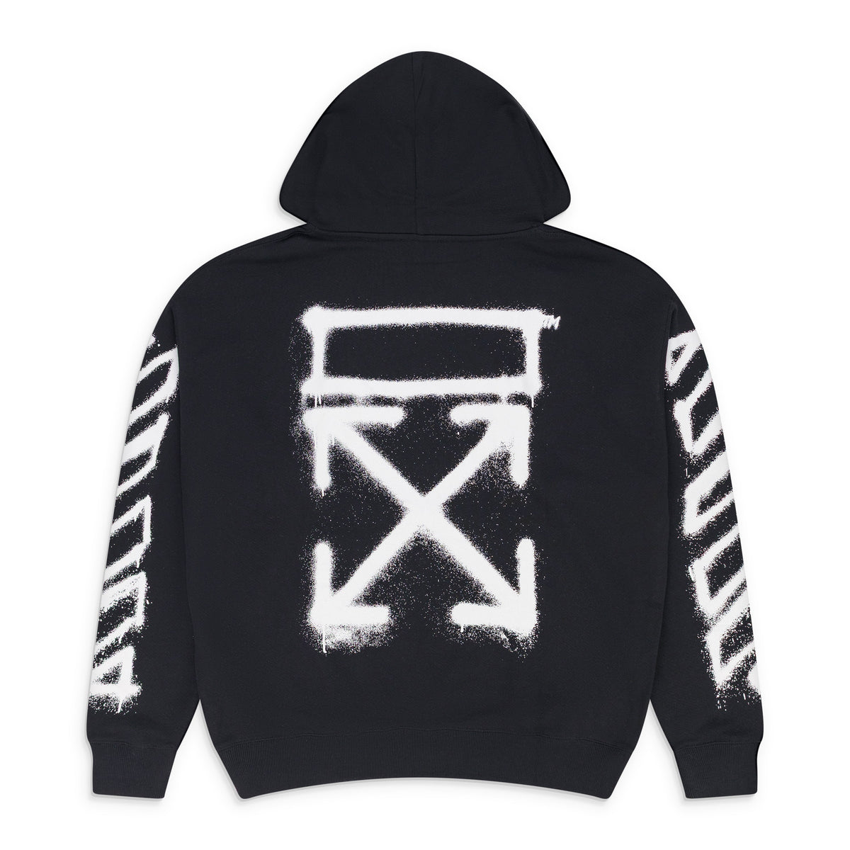 Black Spray Arrow Hoodie