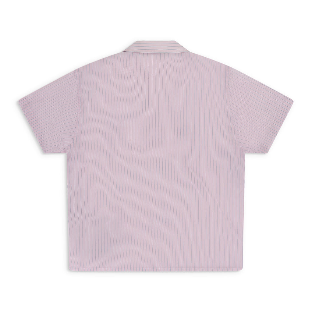 Pink Second Layer SS Open Collar Shirt