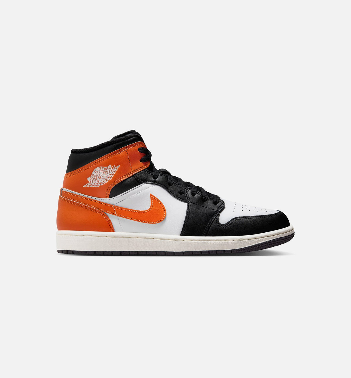Air Jordan 1 Mid – Men's Lifestyle Shoe in Starfish/White/Sail/Black