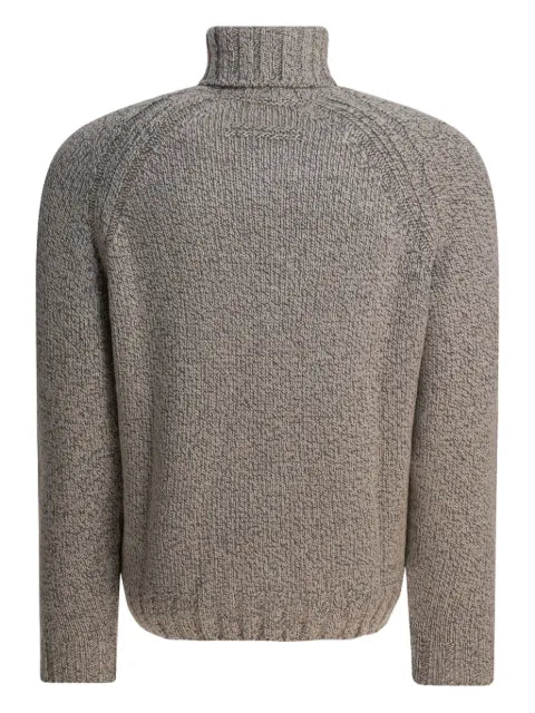 Zegna roll-neck knitted sweater