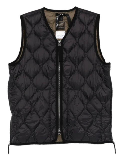 Taion V-neck Military quilted gilet