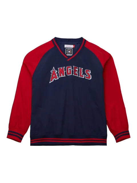 Mitchell & Ness x MLB Los Angeles Angels V-Neck pullover