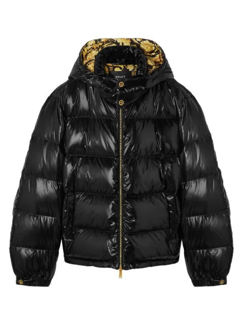 Versace lined hooded jacket