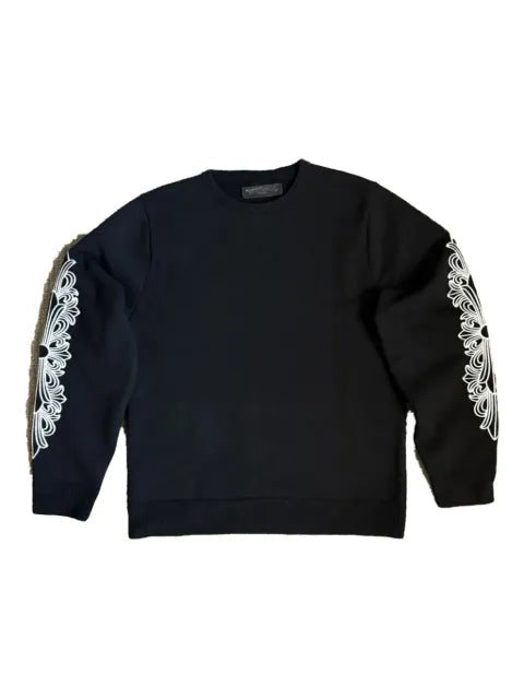 Chrome Hearts floral knit sweatshirt