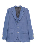Brunello Cucinelli délavé linen deconstructed blazer