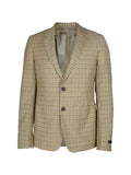 Prada check-pattern blazer