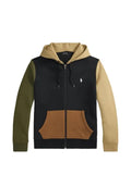 Polo Ralph Lauren colour-block logo-embroidered hoodie