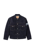 Momotaro Classic stripe-detail denim jacket