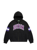 Denim Tears stripe-detail zip-up hoodie