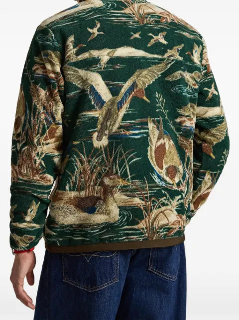 Polo Ralph Lauren duck-print fleece sweatshirt
