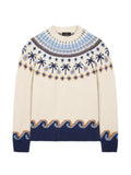 Alanui jacquard-knit Fair Isle sweater