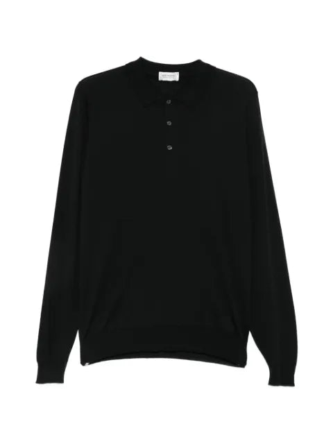 John Smedley Belpert long-sleeve polo sweater