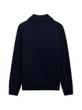 Sebago shawl-collar knitted sweater