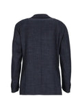 Luigi Bianchi check-pattern notched-lapel blazer