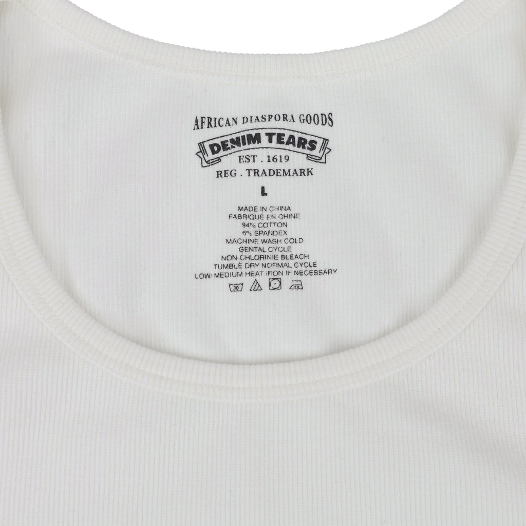 White Peace Wreath Tank Top