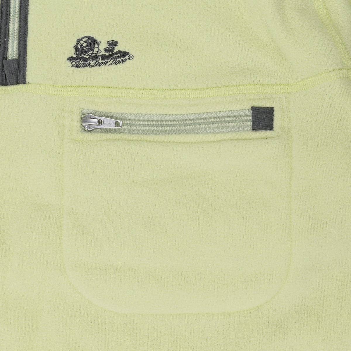 Seafoam Green Quarter Zip Pullover Fleece