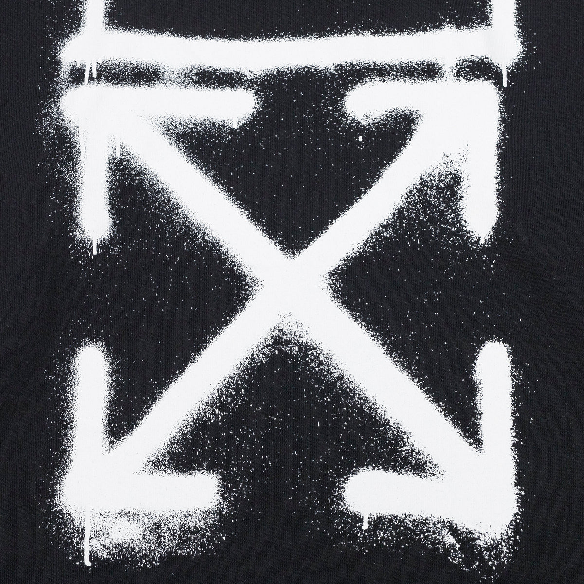 Black Spray Arrow Hoodie