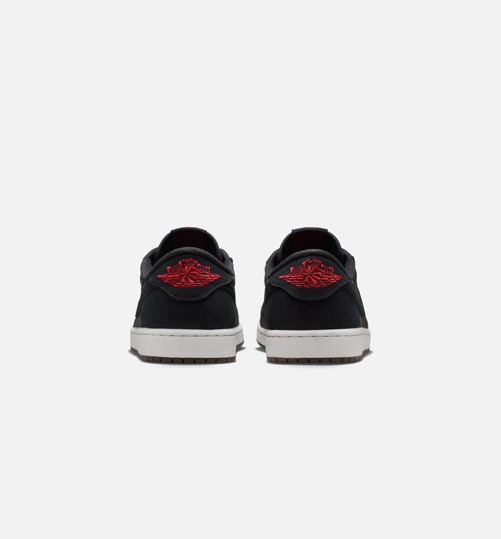 Air Jordan 1 Retro Low OG Laser Black/Red Men's Lifestyle Shoes - Black/Varsity Red/Summit White