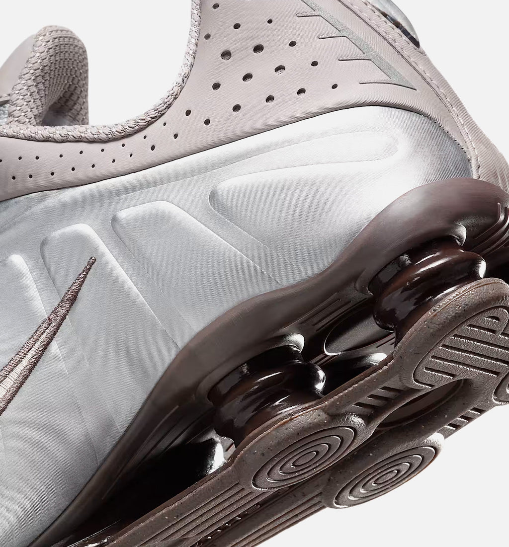 Shox R4 Men's Lifestyle Shoe | Cave Stone/College Grey/Baroque Brown