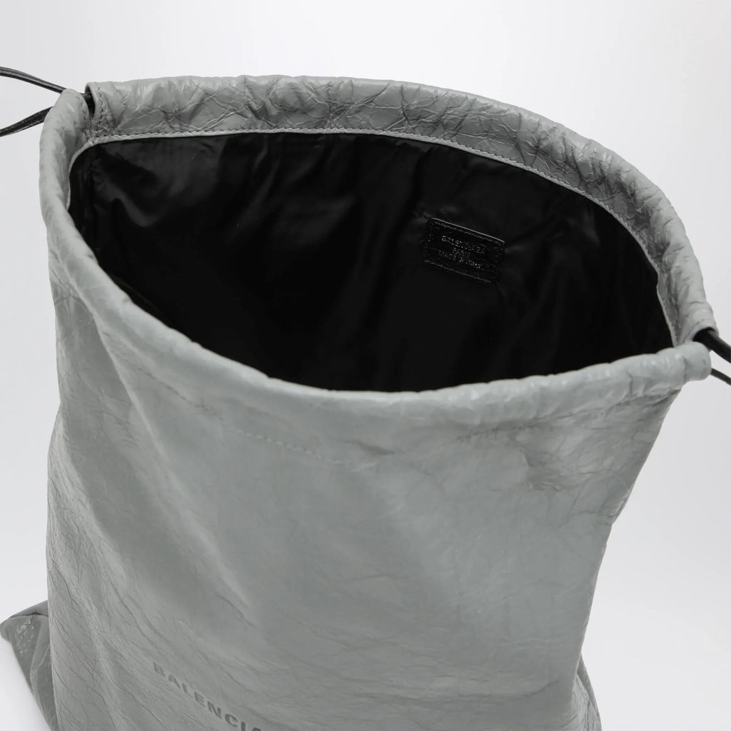 Balenciaga - La Pochette dust bag shopper in Arena lambskin grey