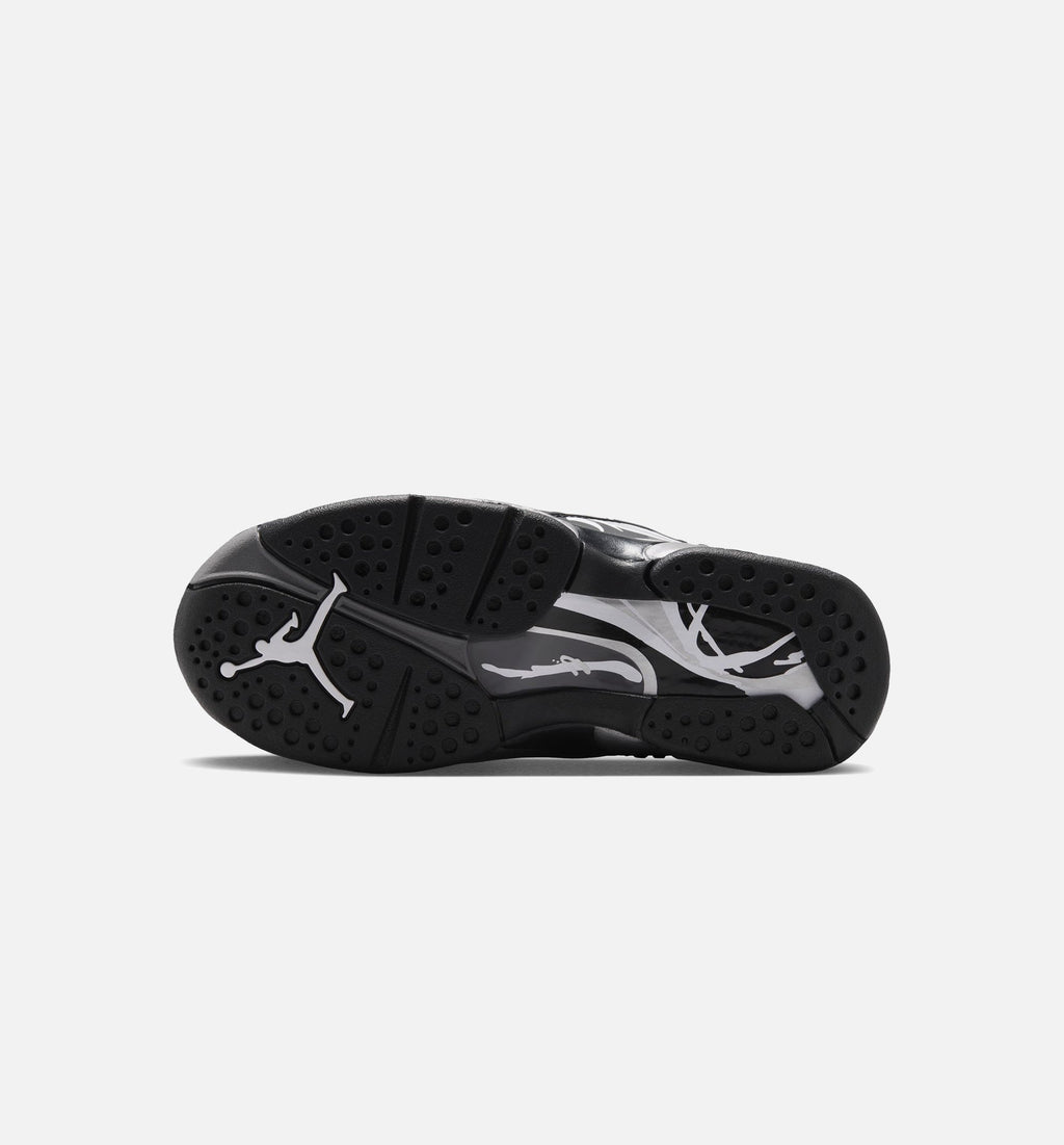 Air Jordan 8 Retro Chrome Black and Light Graphite Grade School – Black/White/Light Graphite