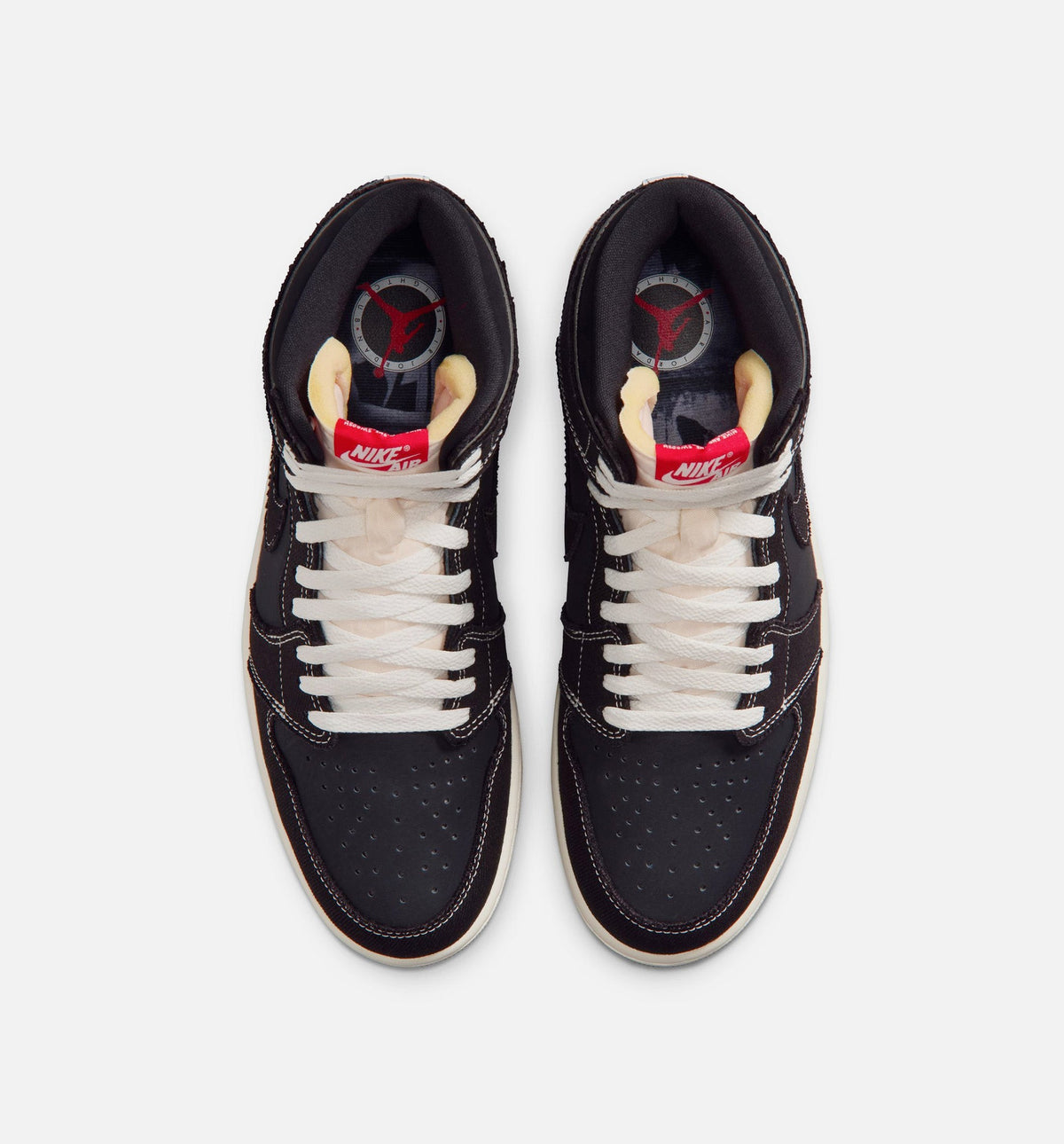 Air Jordan 1 Retro High OG "Flight Club" Men's Shoe – Black/University Red/Sail/Gum Medium Brown