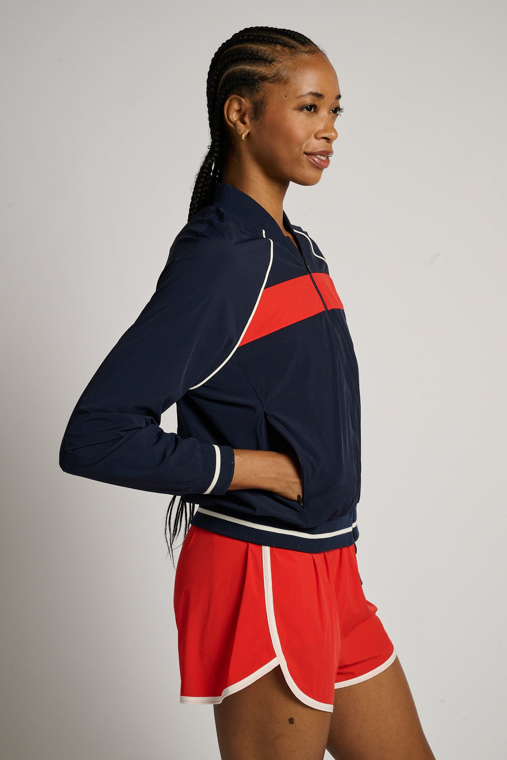 Carrie Woven Nylon Jacket