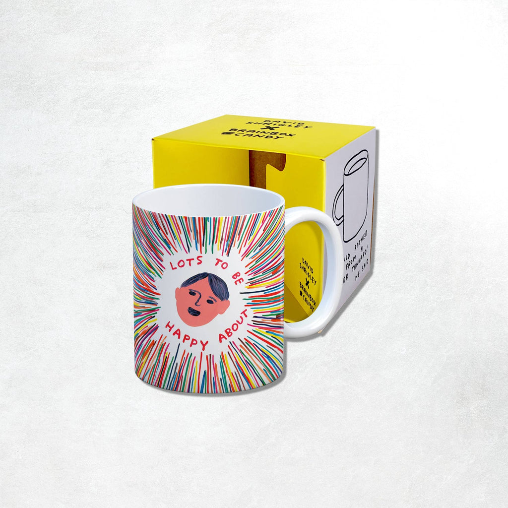 David Shrigley Mug: Lot's To Be Happy About