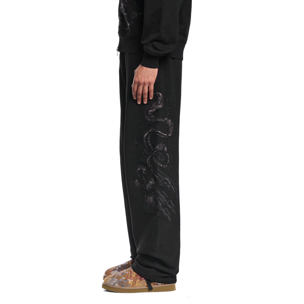 "yakuza v3" Sweatpants black 01