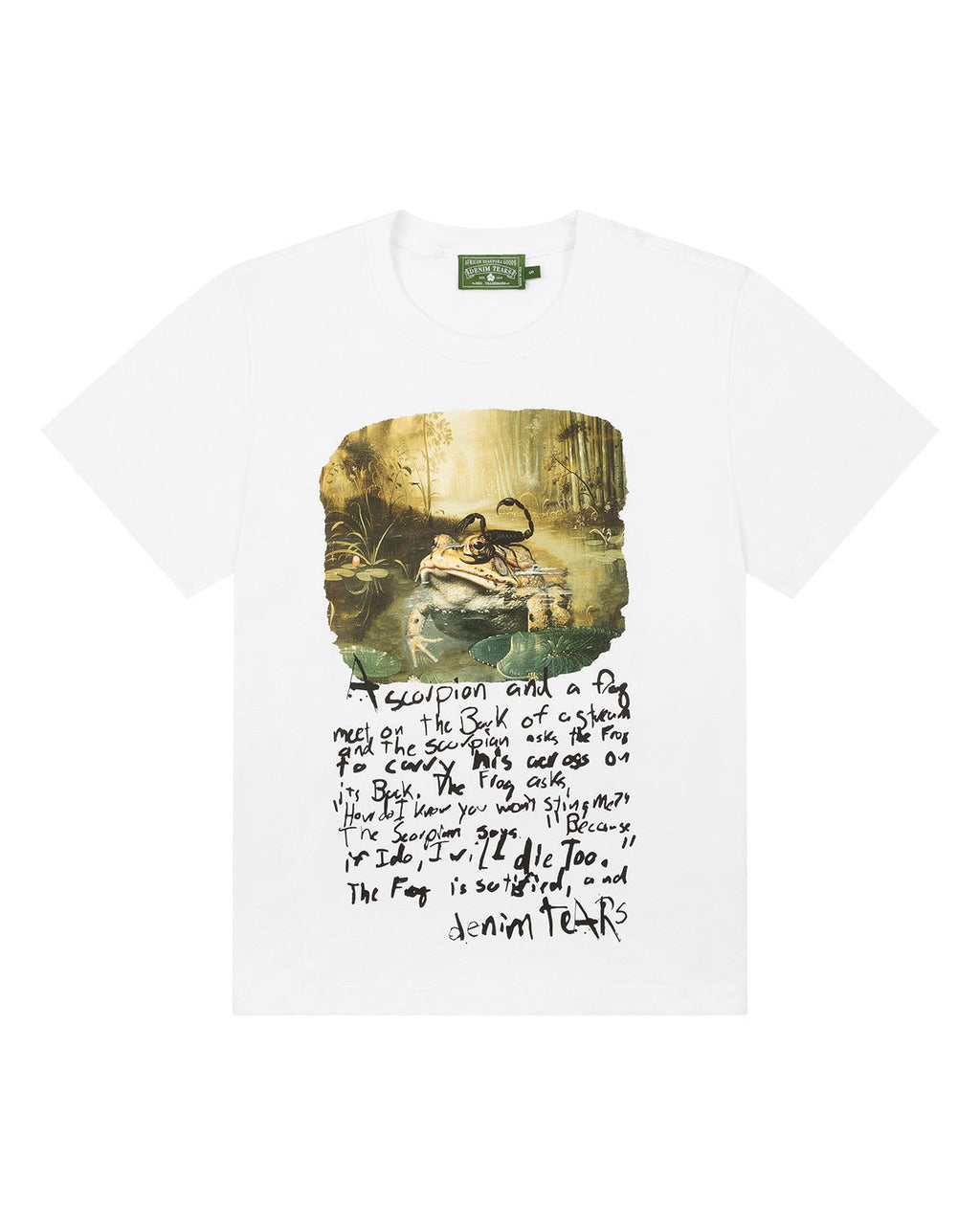 2026 New Denim Tears Print Loose Crewneck Unisex Casual T-Shirt