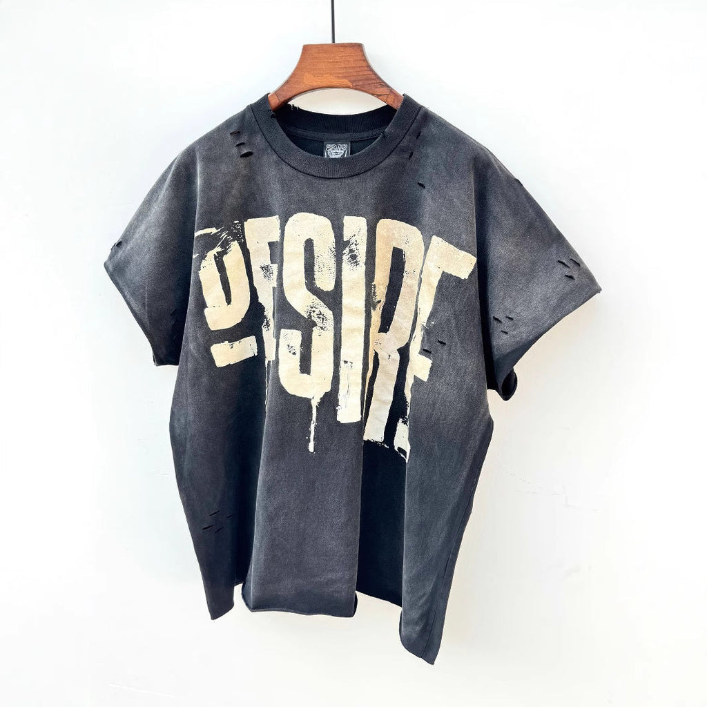 Punk Art Graphic Short Sleeve Crewneck T-Shirt