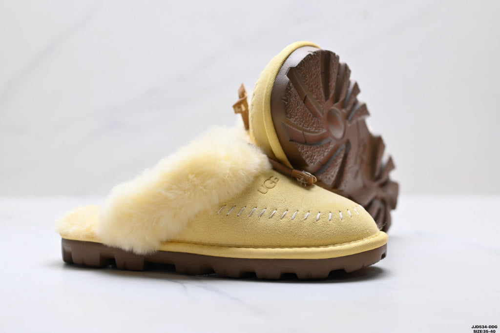 UGG Slipper Evolution Shearling Closed-Toe Slippers