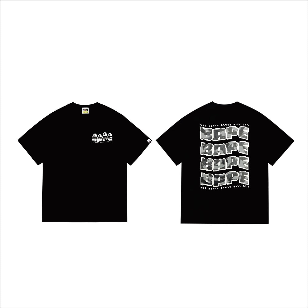 BAPE Front & Back Graphic T-Shirt