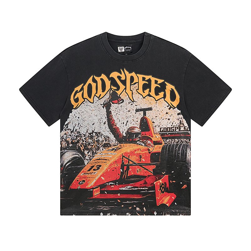 Godspeed Race Car Graphic Short-Sleeve T-Shirt