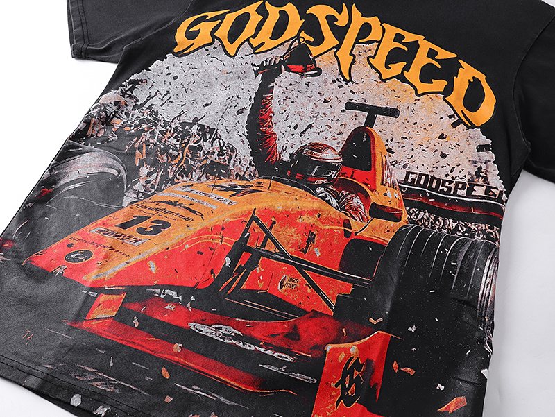 Godspeed Race Car Graphic Short-Sleeve T-Shirt