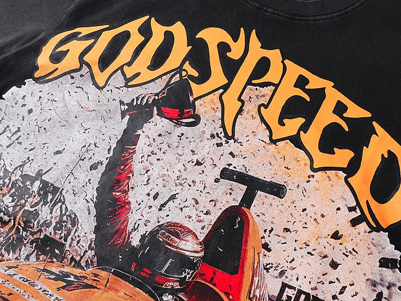 Godspeed Race Car Graphic Short-Sleeve T-Shirt