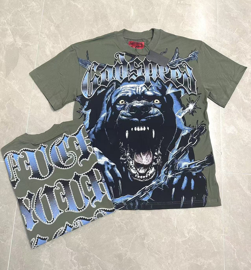 Godspeed Panther & Puck Your Society Graphic T-Shirt
