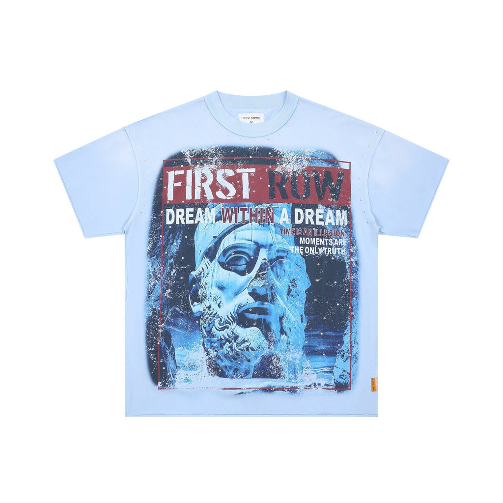 FIRST ROW Lost Utopia Ruins Dream Cropped T-Shirt