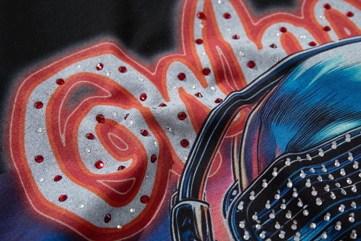 MAJESTIK Skull Graphic Short-Sleeve T-Shirt