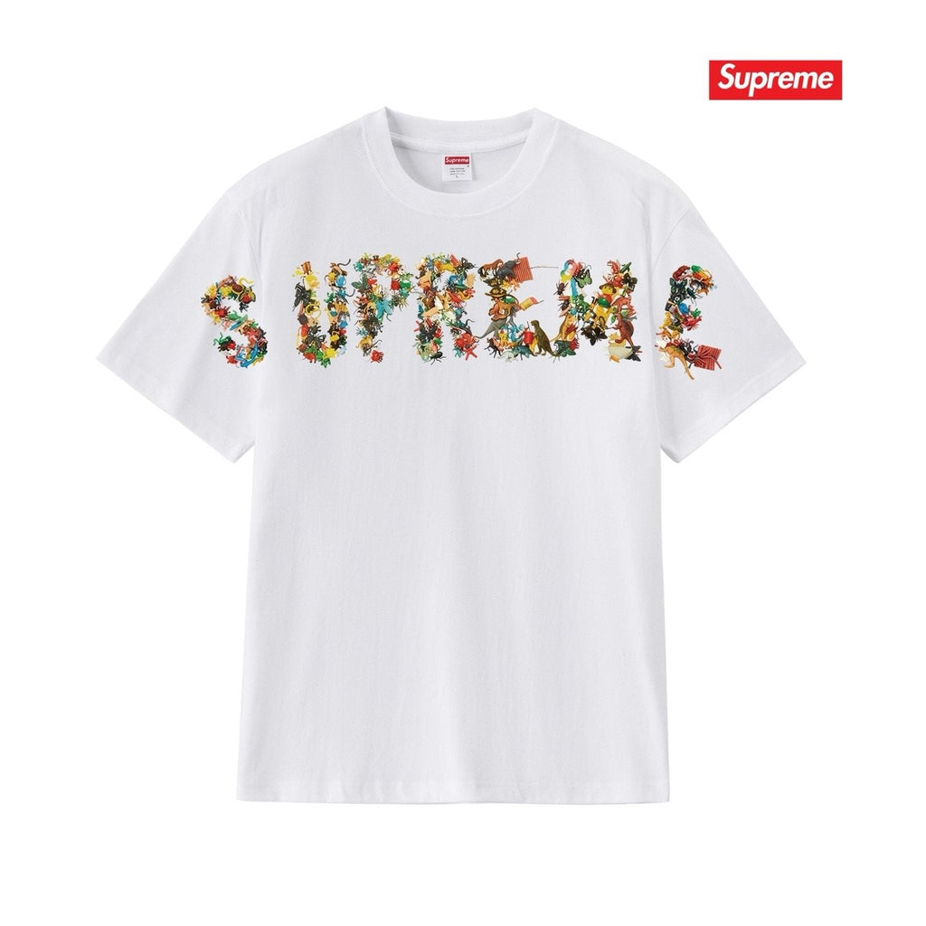 Supreme Floral Wordmark Short-Sleeve T-Shirt
